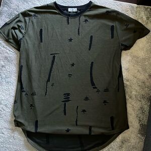 Army green tee